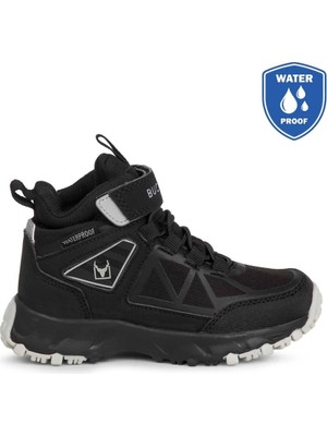 Buckhead Erkek Çocuk Bot Waterproof Erkek Su Geçirmez Outdoor Ayakkabı Bot Alaska Siyah Bot