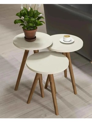 Treeandtech Lyon 3'lü Zigon Sehpa