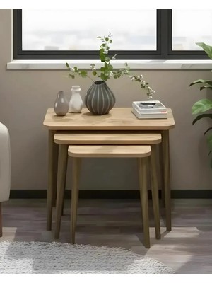 Treeandtech Napoli 3'lü Zigon Sehpa
