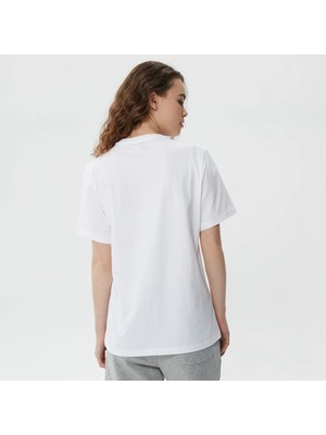 Converse Erkek Beyaz Converse Star Chevron Tee Cozy Moss Beyaz Unisex T-Shirt