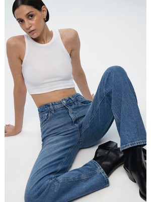 Mavi Sky Mid Classic Denim Denim Kadın Kot Pantolon M1010627-87211