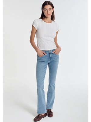 Mavi Molly Lt Premium Blue Denim Kadın Kot Pantolon M10136A1548