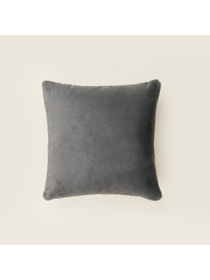 Evidea Soft Post Kırlent Kılıfı - Antrasit - 45X45 cm