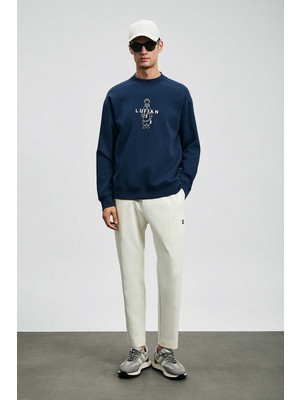 Lufian Sımba Erkek Sweatshirt Lacivert