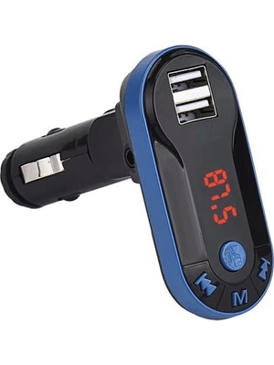 TKÇ Hello HL-19683 Fm Modulatör Çift Usb/sd/mp3 12-24 Volt Bluetooth Hafızasız Fm Transmitter Ab