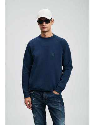 Lufian Grant Erkek Sweatshirt Lacivert