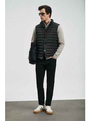 Lufian Anton Smart Jean Erkek Pantolon Slim Fit Siyah