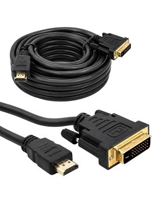 TKÇ SWV7436/93 15 Metre HDMI To DVI (24+1) Görüntü Kablosu Full Hd Ab