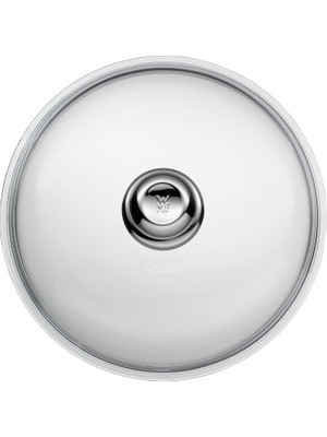 Brf Store Isoprıme Wmf 28 cm Cam Tava Kapağı, Metal Kulplu, Isıya Dayanıklı Cam, 28 cm Tavalar Için, Bulaşık M