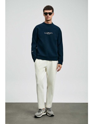 Lufian Dark Erkek Sweatshirt Lacivert