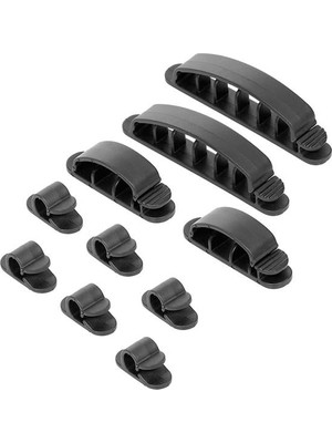 TKÇ CC-926 10 Parça Yapışkanlı Plastik Kablo Toplayıcı Ab