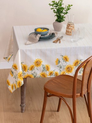 Lc Waikiki Yeni Sezon Ayçiçeği Desenli Masa Örtüsü 150X200 cm