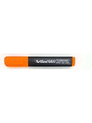 Artline Fosforlu Kalem Kesik 4,0mm Turuncu