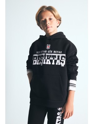 Defacto  Erkek Çocuk Sweat I6541A8/BK81 Black