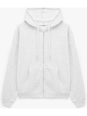 Koton Kadın Sweatshirt 7WAL10483IK Kar Melanj