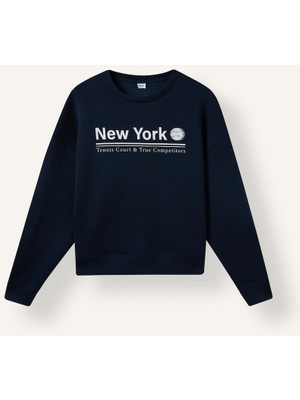 Defacto  Kadın Sweat H4698AX/IN187 Indıgo