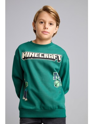 Defacto  Erkek Çocuk Sweat I3062A8/GN651 Green