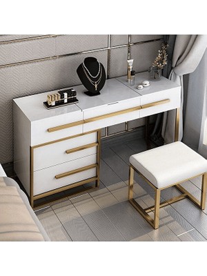 MYJ8640 Metal Makyaj Masası Gold