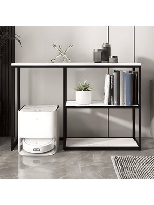 DRS-K2MODERN Dikdörtgen Konsol Masa Mdf Metal Ayaklı