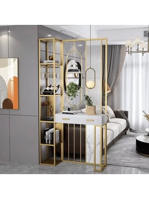 SPR6187 Modern Metal Bölme Panel Raflı Ayakkabılık Ünitesi