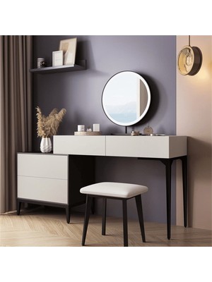 MKY3678 Modern Iskandinav Ahşap Makyaj Masası Takımı