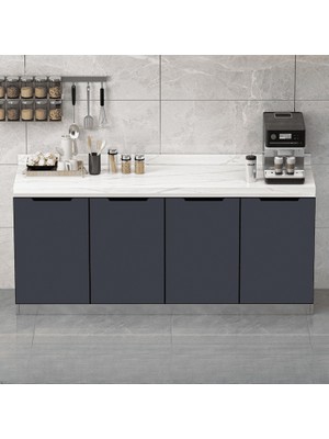 ADA746716 Modern Metal Gri Konsol