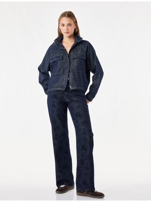 Koton Kadın Jean Pantolon 7WAL40201MD Raw