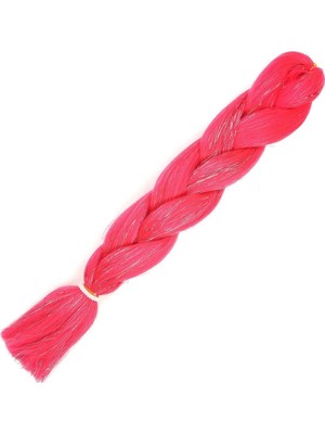 Aslanoğlu Store Simli Koyu Pembe Örük  100 Gr.