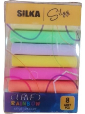 Silka Curved Rainbow Silgi 8 Li