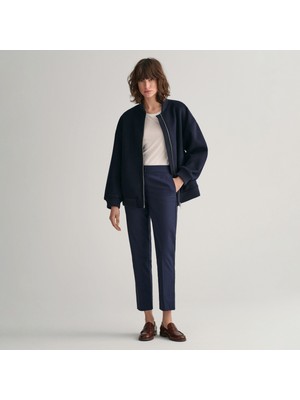 Gant Kadın Lacivert Slim Fit Pantolon