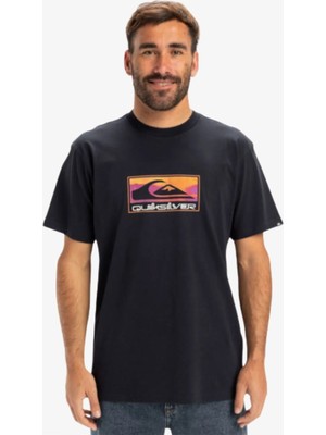 Quiksilver Ev Gradient Box Ss Erkek Siyah T-Shirt