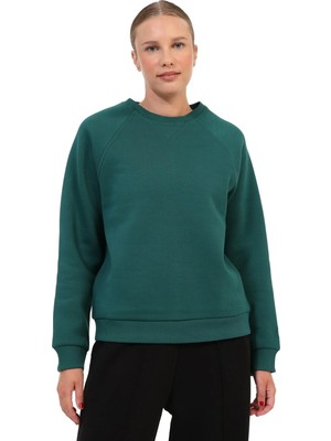 Lumberjack Sweatshirt Kadın Koyu Yeşil Wl 16COZY