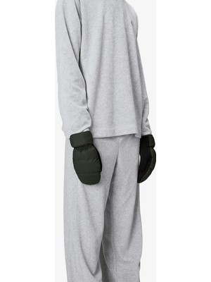 Rains Lohja Puffer Mittens W1T2 Unisex Yeşil Eldiven