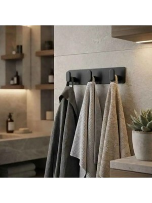 Elovias System 2327 Yapışkanlı Askı Siyah Renk 185mm (AS2327 0185 AL6-AL6)