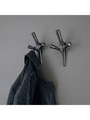 Elovias System 2075 Portmanto Askılığı Füme Renk 109mm (AS2075 0109 BBN)