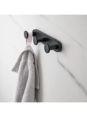 Elovias System 2350 Siyah 3lü Askı (AS2350 0170 Al6-Al6)