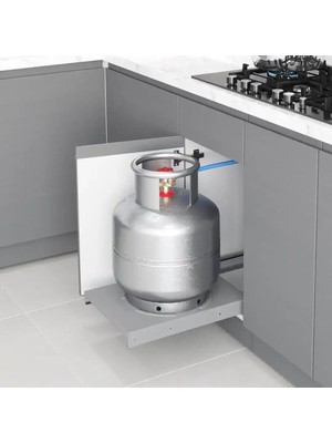 Elovias Starax 40 Cm Raylı Tüpçek Gri (S-2241-G)