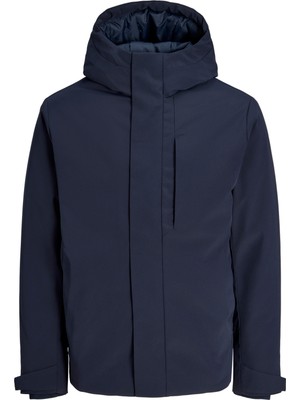 Jack & Jones Erkek Ayarlanabilir Bagcikli Kapüsonlu Ceket - Keen