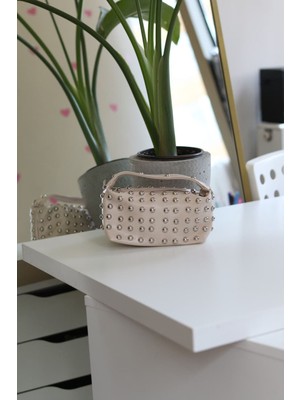 Moom Bag Zımba Detaylı Zincirli El Çantası