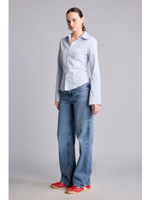 Defacto  Kadın Jean Pantolon H6912AX/NM28 Blue