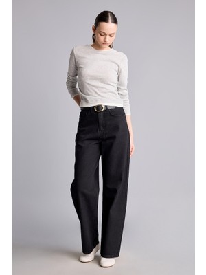 Defacto  Kadın Jean Pantolon H7800AX/NM40 Black