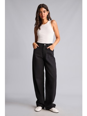 Defacto  Kadın Jean Pantolon H7391AX/NM40 Black