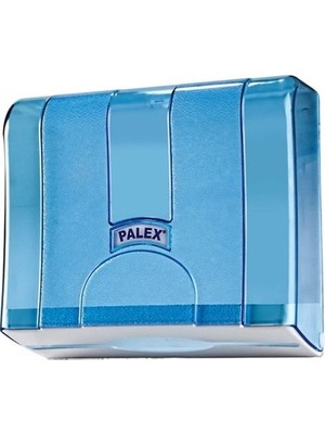 Palex Standart Z Katlı Havlu Dispenseri 3570-1 Şeffaf-Mavi 1-2-3-4-5 Adet