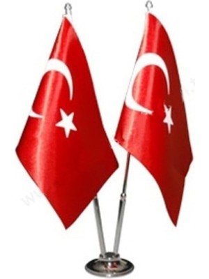 Çiftli (2li) Masa Bayrak Direği