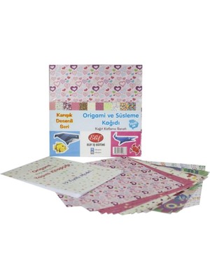 Bigibu Karışık Desenli (6 Desen 5'er Adet) Origami Başlangıç Seti 15X15 cm 8680422599378