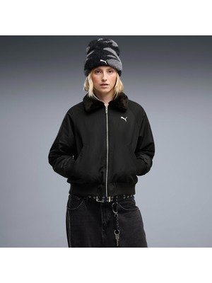 Puma Reversible Blouson Kadın Siyah Mont (694566-01)
