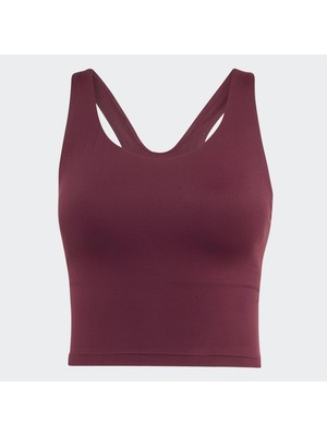 Adidas All Me Kadın Bordo Sporcu Sütyeni (KS6017)