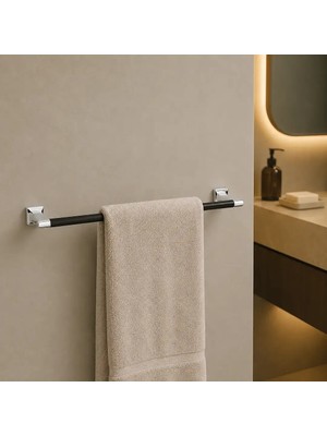 Elovias System Pruva Krom Siyah 60cm Uzun Havluluk (BA1004 014 CR-AL6)