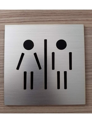 Tr Kadın Erkek Ortak Wc Tuvalet Tabelası
