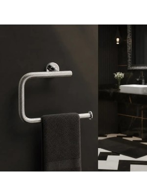 Elovias System Pureline Halka Havluluk Krom (BA1013 005 CR)
